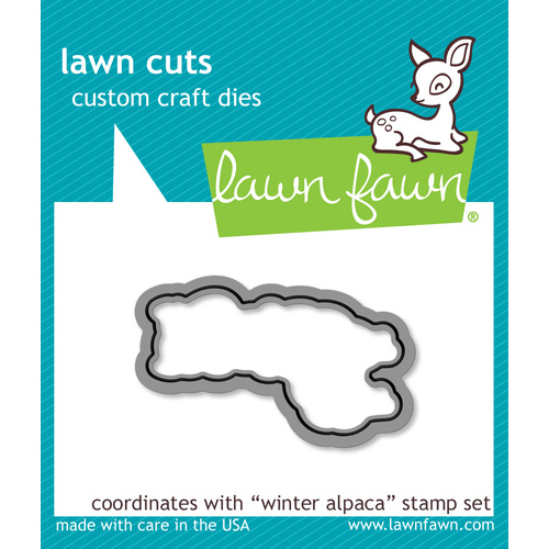 Lawn Fawn Cuts Winter Alpaca Dies LF982 
