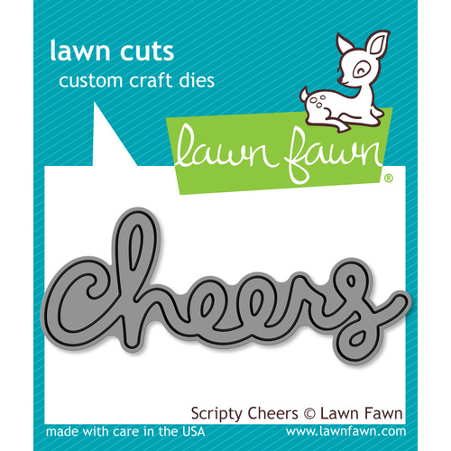 Lawn Fawn Cuts Scripty Cheers Die LF991 