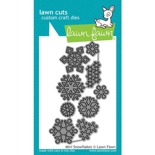Lawn Fawn Cuts Mini Snowflakes Dies LF995 