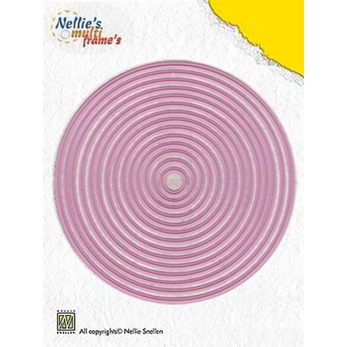Nellie's Multi Frames Dies Straight Circle MFD055 
