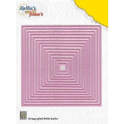 Nellie's Multi Frames Dies Straight Square MFD056 