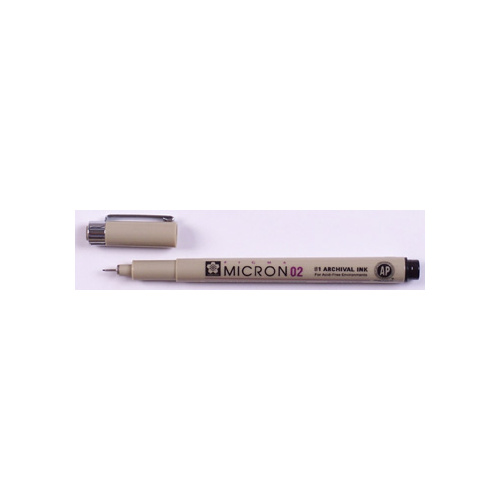 Sakura Pigma Pen 02 / .30mm Black 