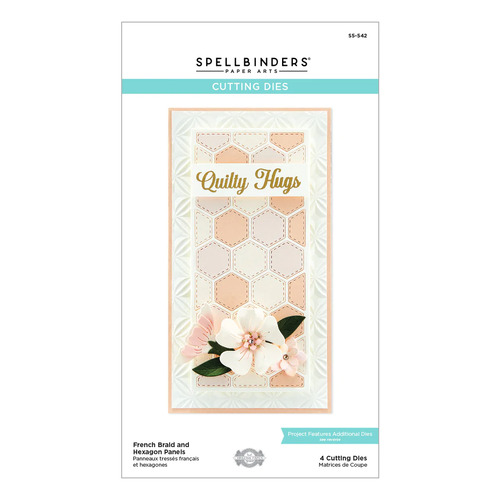 Spellbinders Die French Braid and Hexagon Panels Etched Dies S5-542