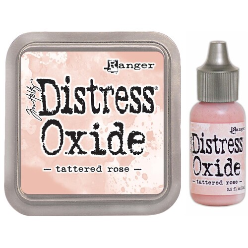 Tim Holtz Distress Oxide Ink Pad + Reinker Tattered Rose