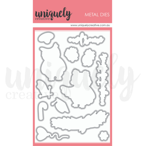 Uniquely Creative Owl Family Fussy Cutting Die
