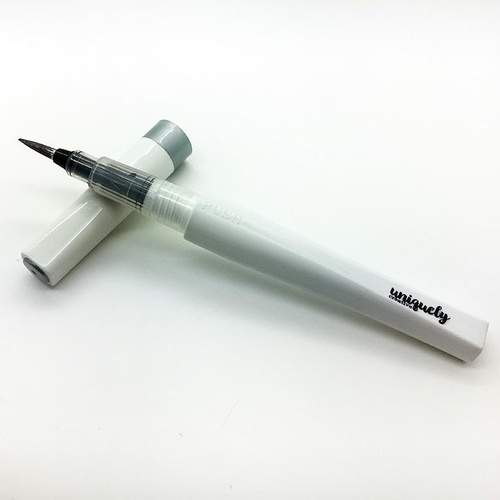 Uniquely Creative Sparkle Brush Pen Silver