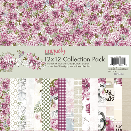 Uniquely Creative 12x12 Cardstock 210gsm Sweet Magnolia
