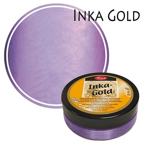 Viva Decor Inka Gold Metal Gloss Paint 62.5gm Violet