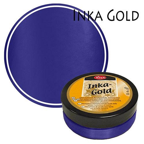 Viva Decor Inka Gold Metal Gloss Paint 62.5gm Colbalt Blue