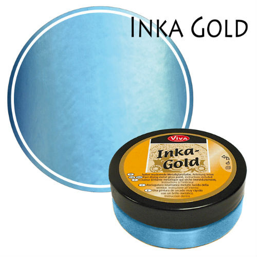 Viva Decor Inka Gold Metal Gloss Paint 62.5gm Aquamarine
